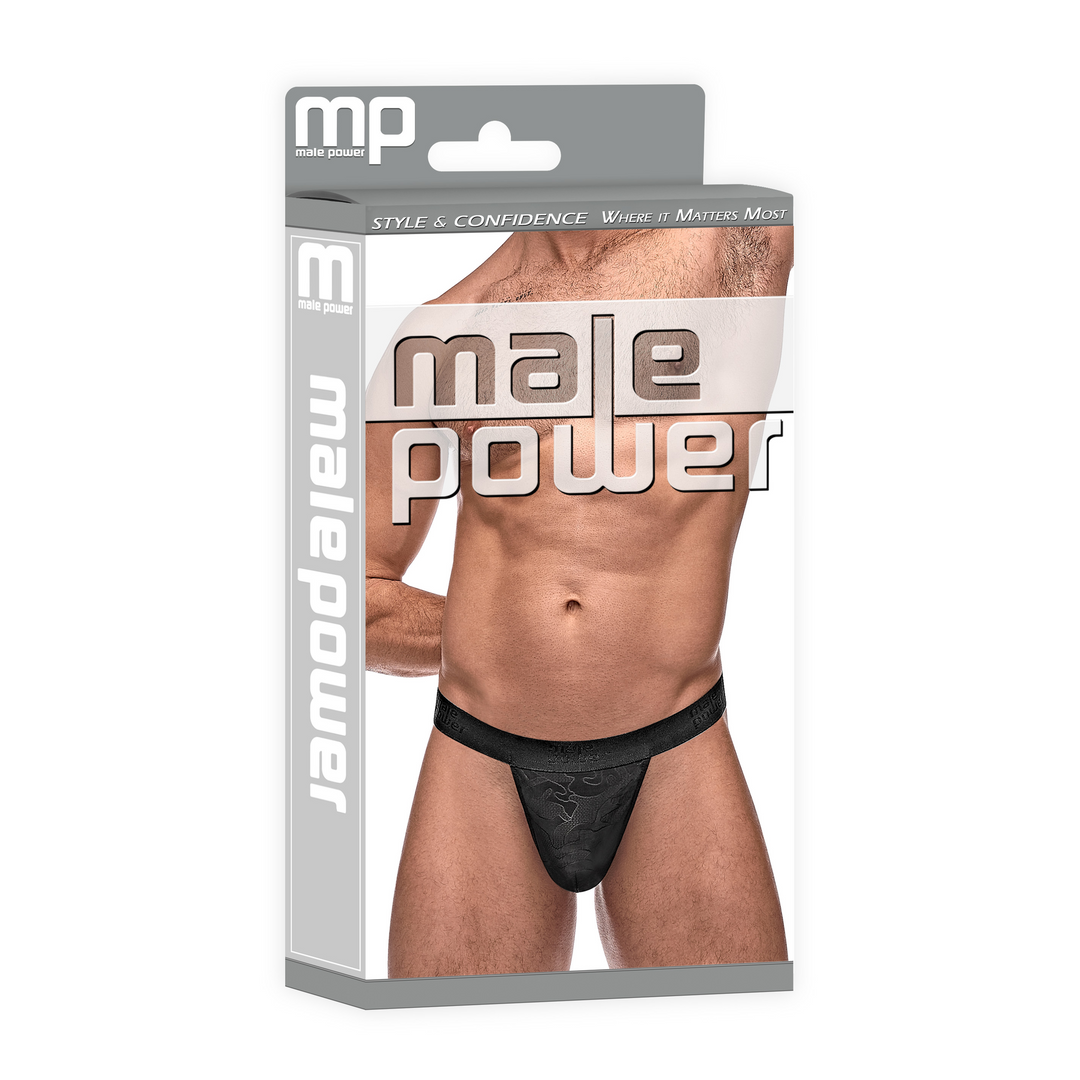 Micro G-String V Black L/XL - Stylish & Comfortable Male Power