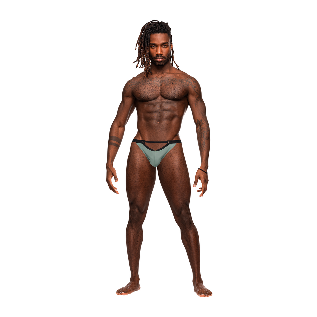 Micro V String Jade S/M - Stijlvol & Comfortabel Male Power