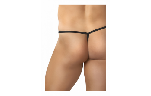 Posing Strap Black | Comfortable One Size Male Power