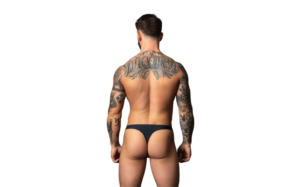 Bong Thong L/XL Rot/Schwarz | Ultraweich & atmungsaktiv Male Power