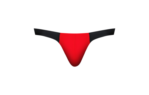 Bong Thong - S/M - Rood/Zwart