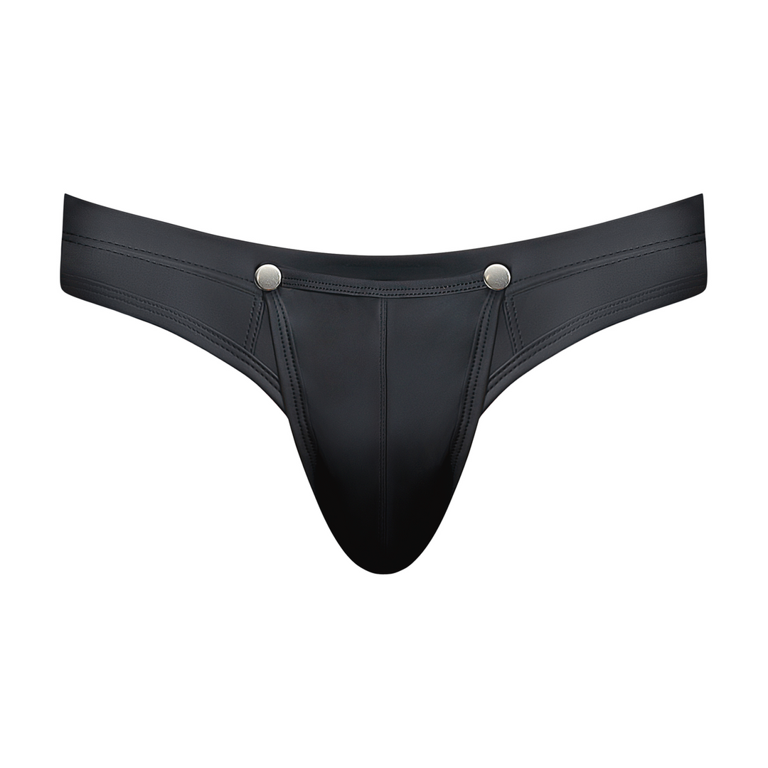 Snap Off Tanga Black S/M - Daring & Comfortable Men's Underwear