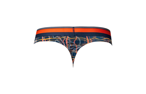 Tanga - S/M - Navy Marble