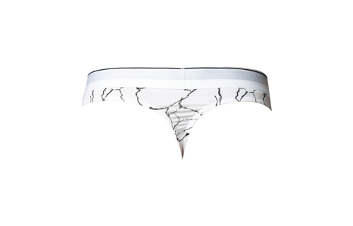 Tanga - S/M - Witte Marmer