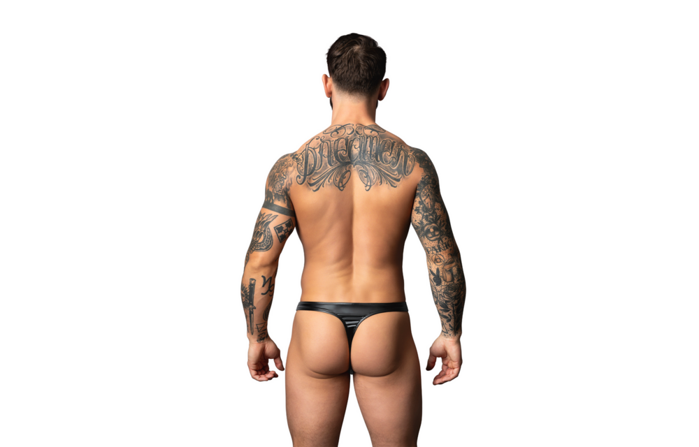 Wetlook Bong Thong - L/XL - Zwart