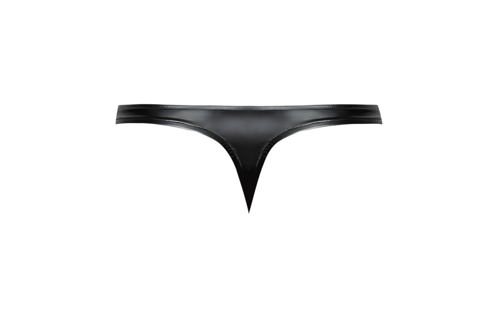 Wetlook Bong Thong S/M Zwart | Stoer & Comfortabel Herenondergoed