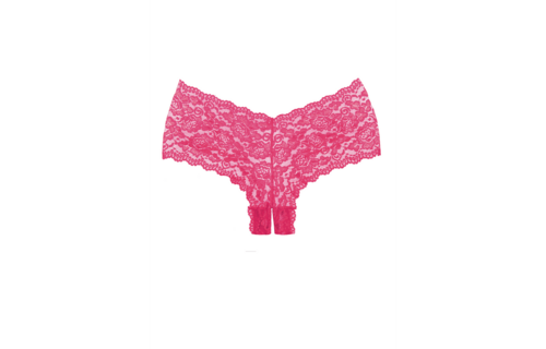 Candy Apple Panties Pink | Allure Panties Open Crotch One Size