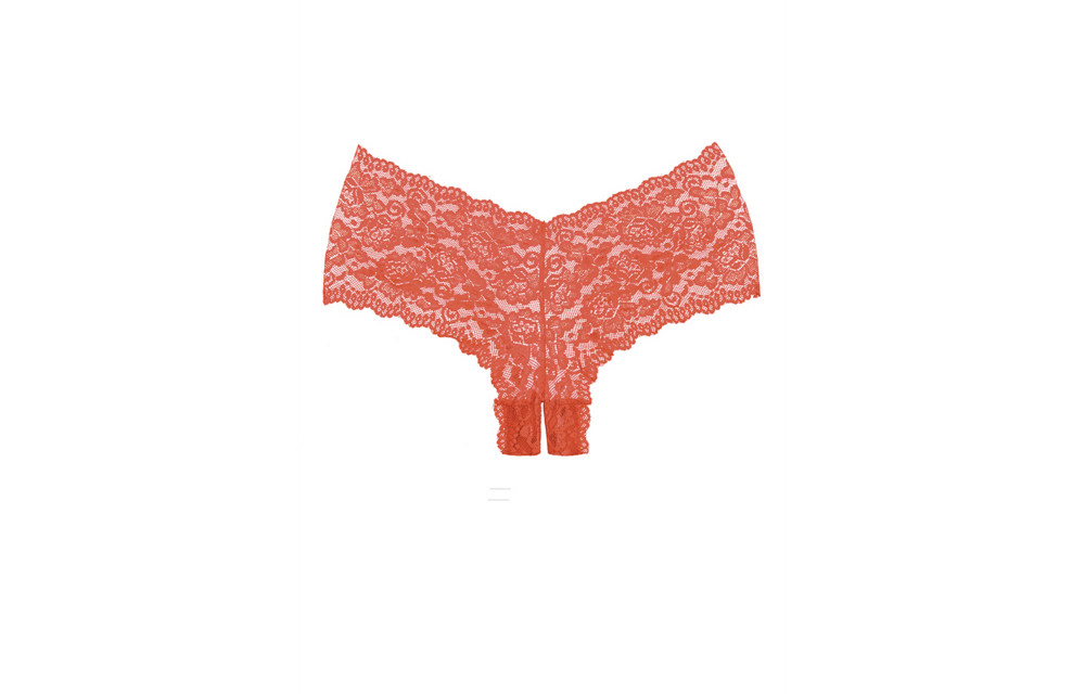 Candy Apple Slipje Rood | Sexy Kant Booty Short One Size
