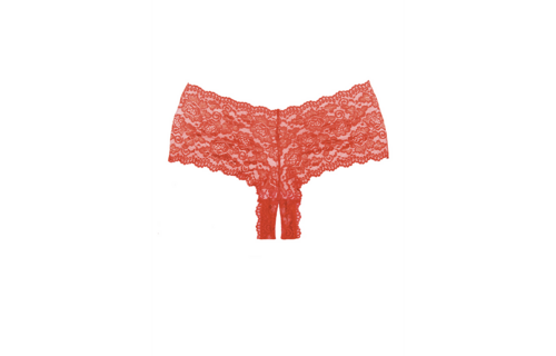 Candy Apple Slipje Rood | Sexy Kant Booty Short One Size