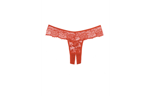 Chiqui Love Rood Slipje - Weelderig Kant, Comfortabel One Size