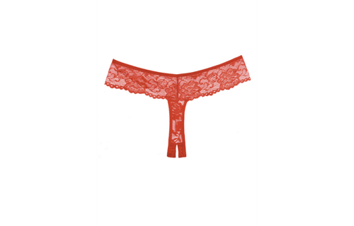 Chiqui Love Rood Slipje - Weelderig Kant, Comfortabel One Size