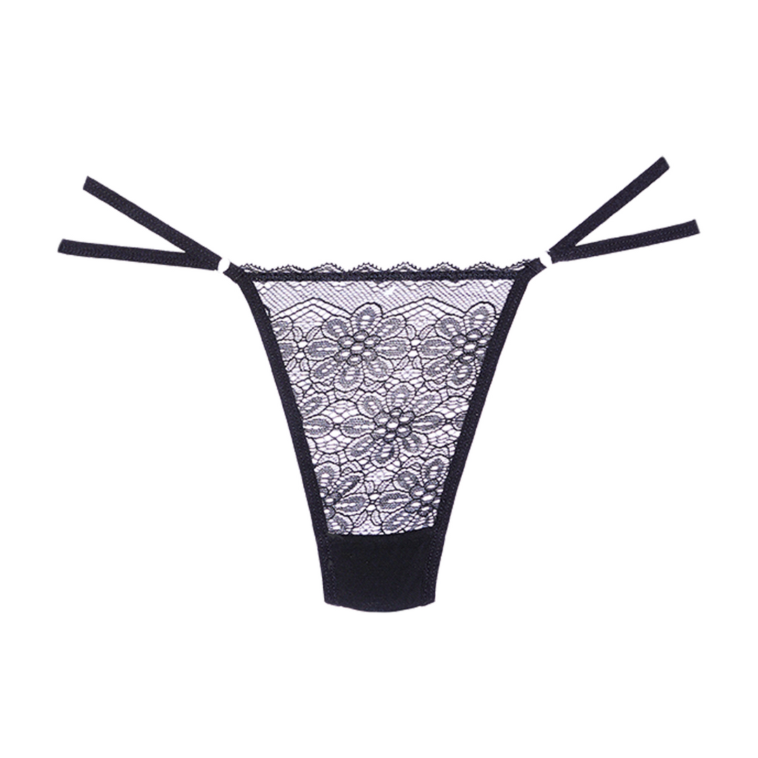 Zwarte Kant En Mesh String – Sexy, Comfortabel & Stijlvol