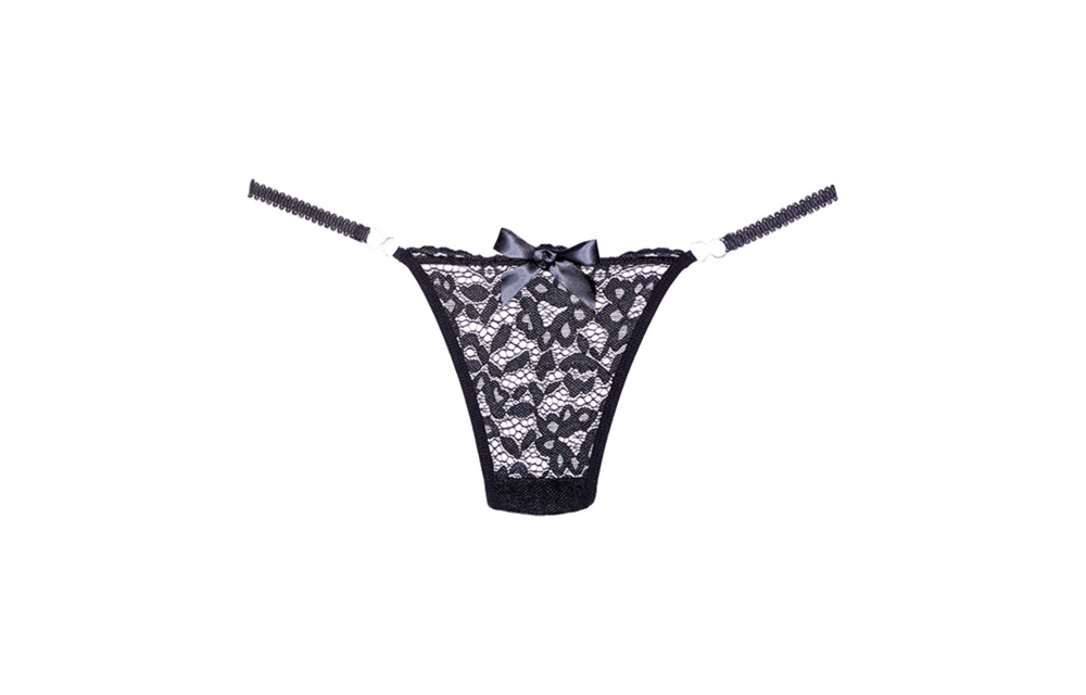 Kant String Zwart | Allure Één Maat – Comfort & Duurzaamheid