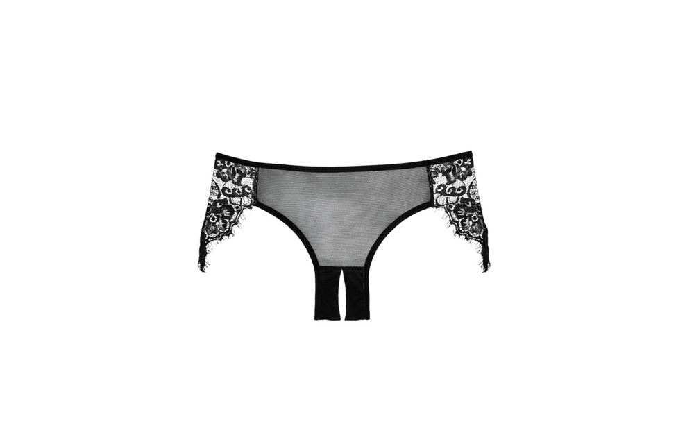 Lavish Lace Thong Black One Size – Sexy & Comfortable