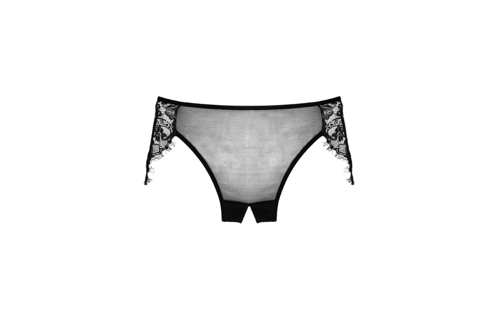 Lavish Lace Thong Black One Size – Sexy & Comfortable