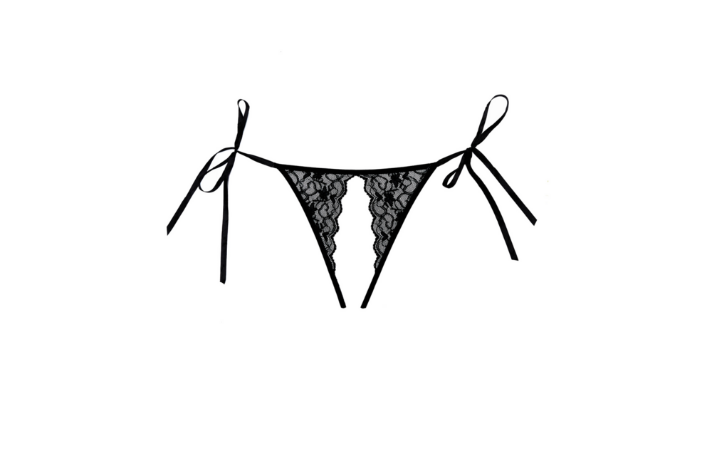 Lolita Slip Schwarz – Sexy Slip in Einheitsgröße von Allure