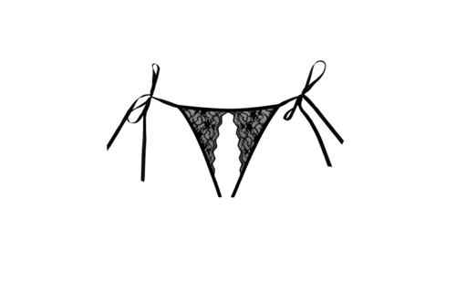 Lolita Slip Schwarz – Sexy Slip in Einheitsgröße von Allure