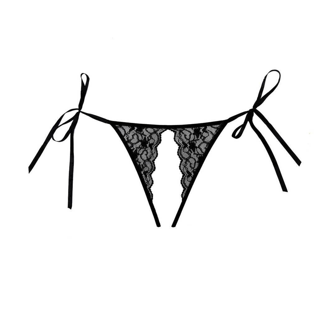 Lolita Slip Zwart - Sexy One Size Slipje Van Allure