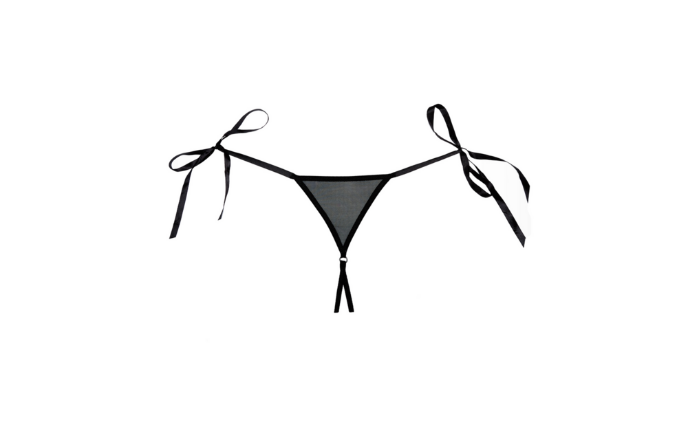 Lolita Slip Zwart - Sexy One Size Slipje Van Allure