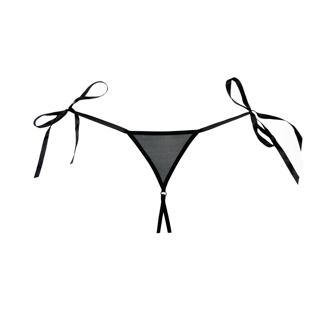 Lolita Slip Zwart - Sexy One Size Slipje Van Allure