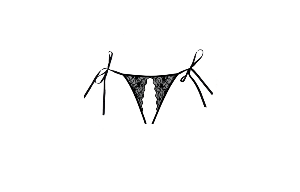 Lolita Slip Schwarz – Sexy Slip in Einheitsgröße von Allure