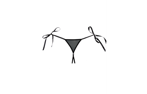 Lolita Slip Zwart - Sexy One Size Slipje Van Allure