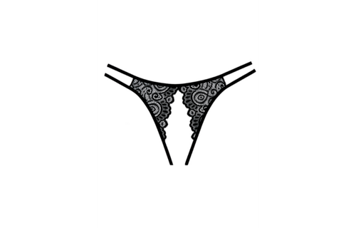 Lovestruck One Size Ondergoed - Verleidelijke Zwarte Kantpanty