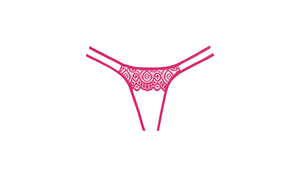 Lovestruck Slipje One Size - Verleidelijke Roze Kantpanty