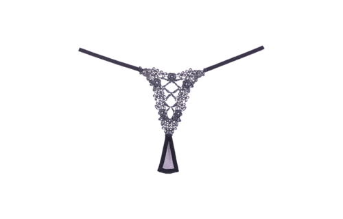 Mesh Thong Black One Size - Sexy, Comfortable & Breathable