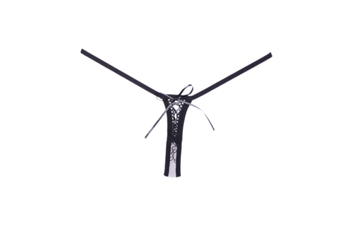 Mesh Thong - One Size - Black