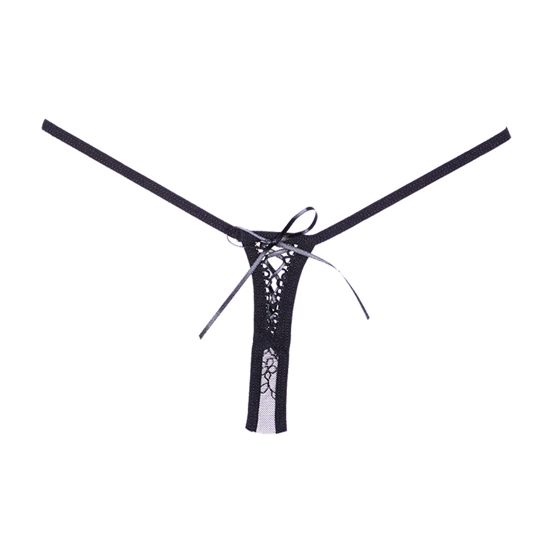 Mesh Thong - One Size - Black