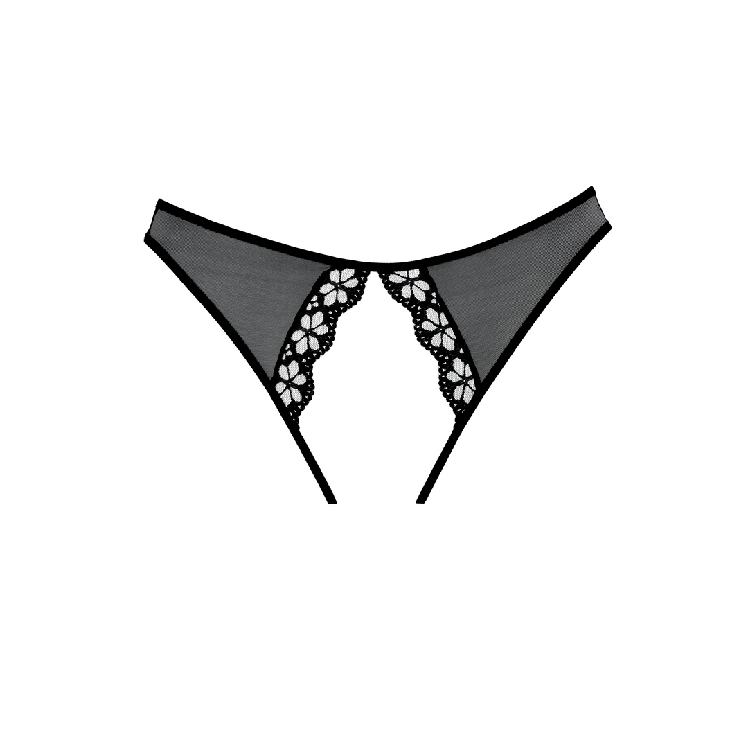 Mirabelle Panty Zwart - Ondeugend & Elegant One Size