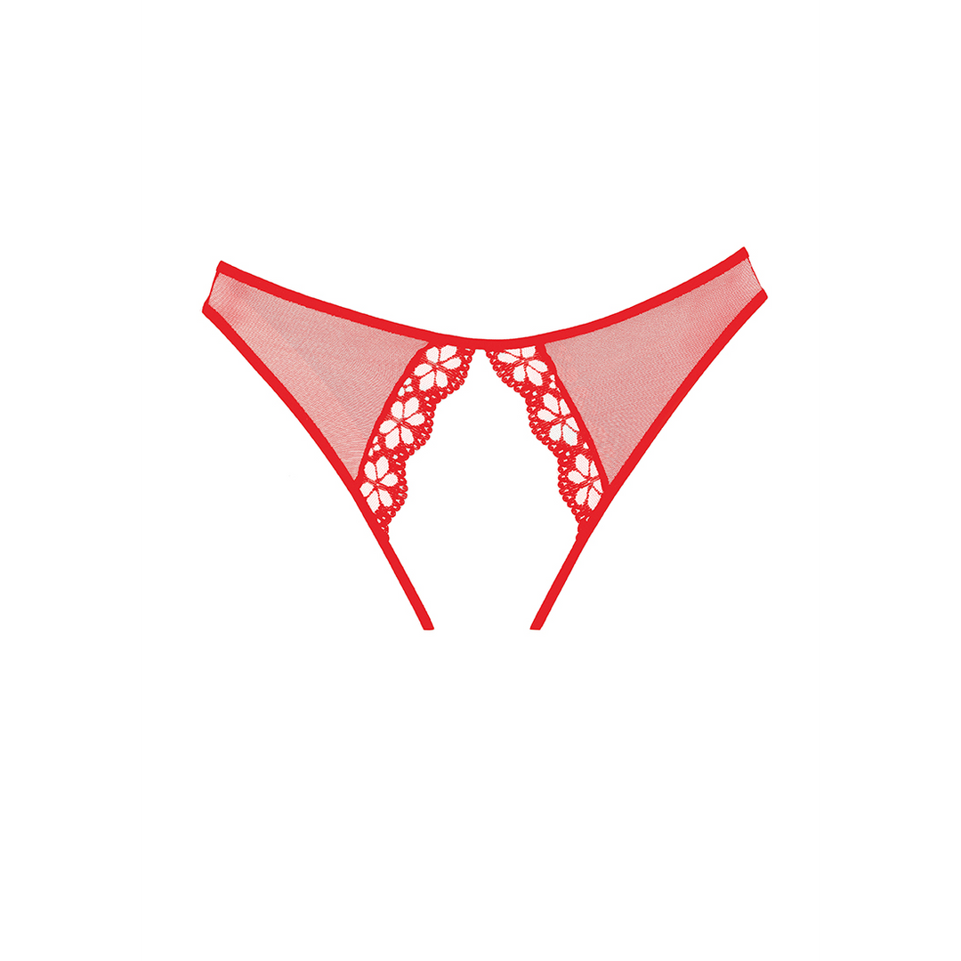 Mirabelle Panty Rood | Speels, Comfortabel & Ondeugend