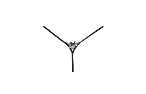 Pixie Slipjes One Size - Elegante Zwarte Kant String