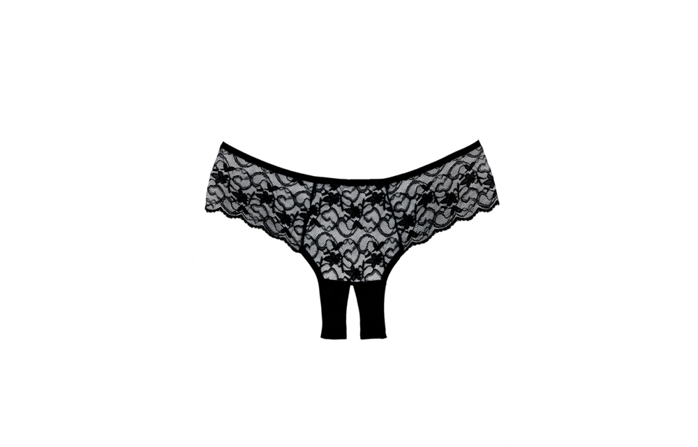 Sweetheart Briefs One Size | Seductive Black Lace
