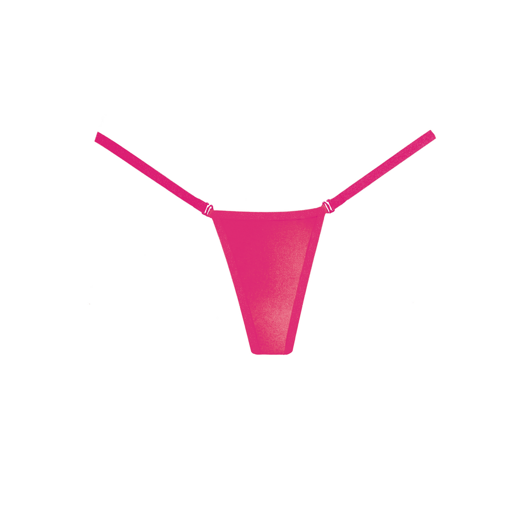 Wetlook Slipje Roze One Size - Sexy G-String Allure