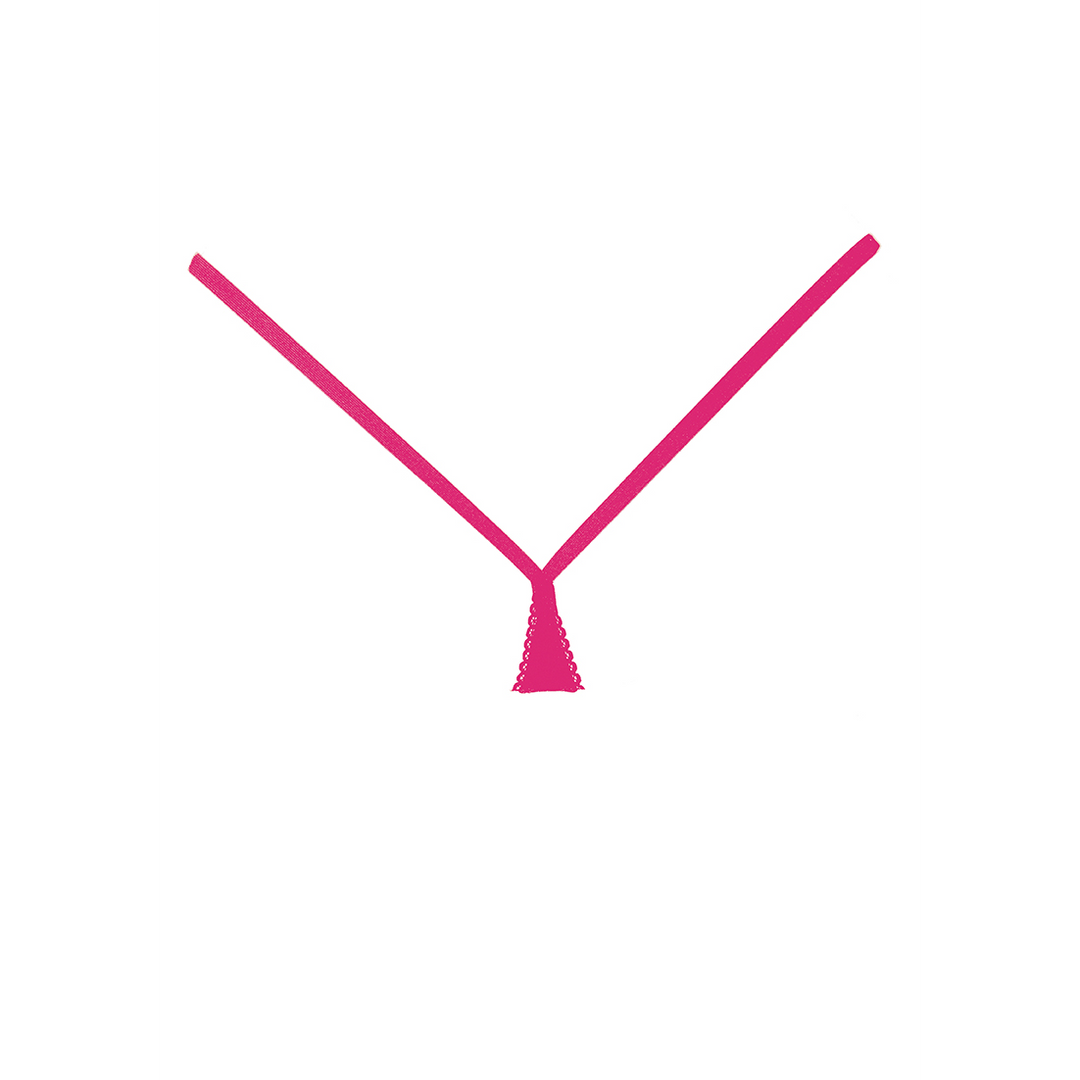 Wetlook Briefs Pink One Size - Sexy G-String Allure