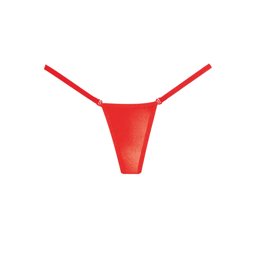 Wetlook Briefs Red One Size | Sexy G-String Allure