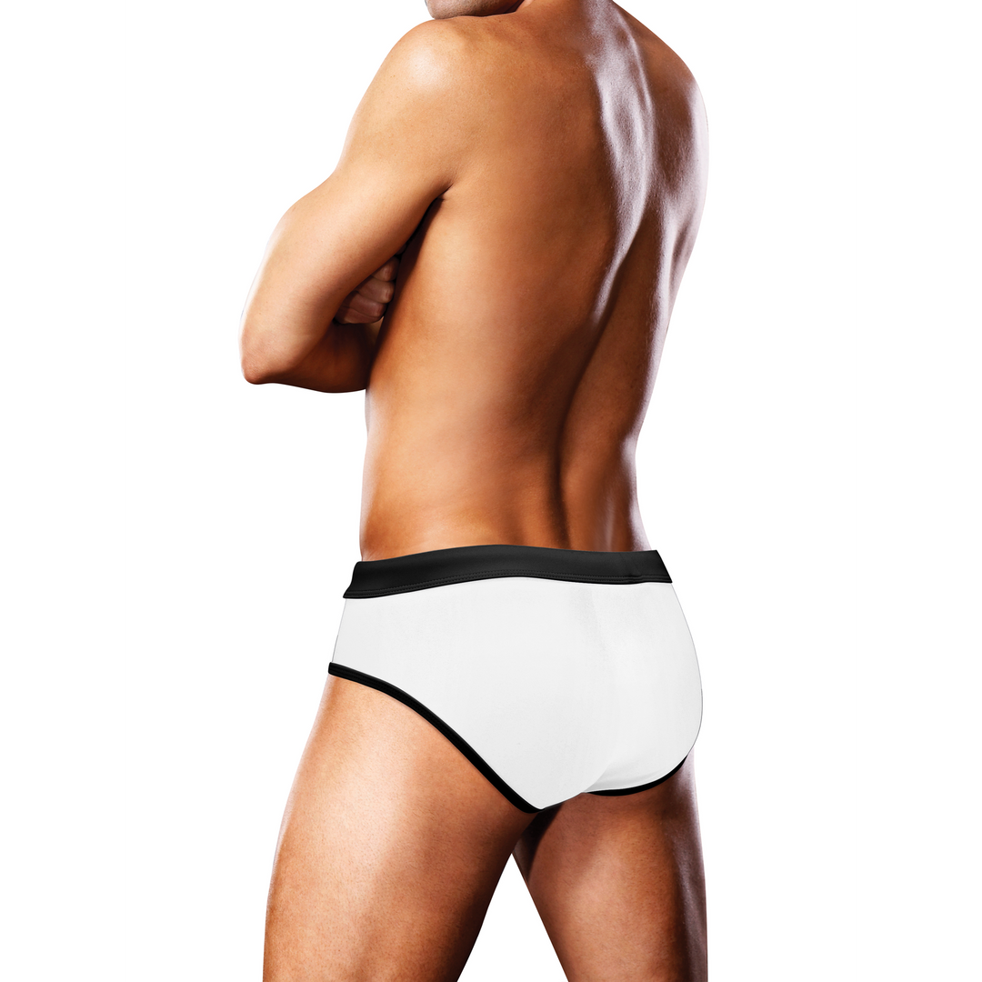 Swimming Trunks White Oversized Paw - XL