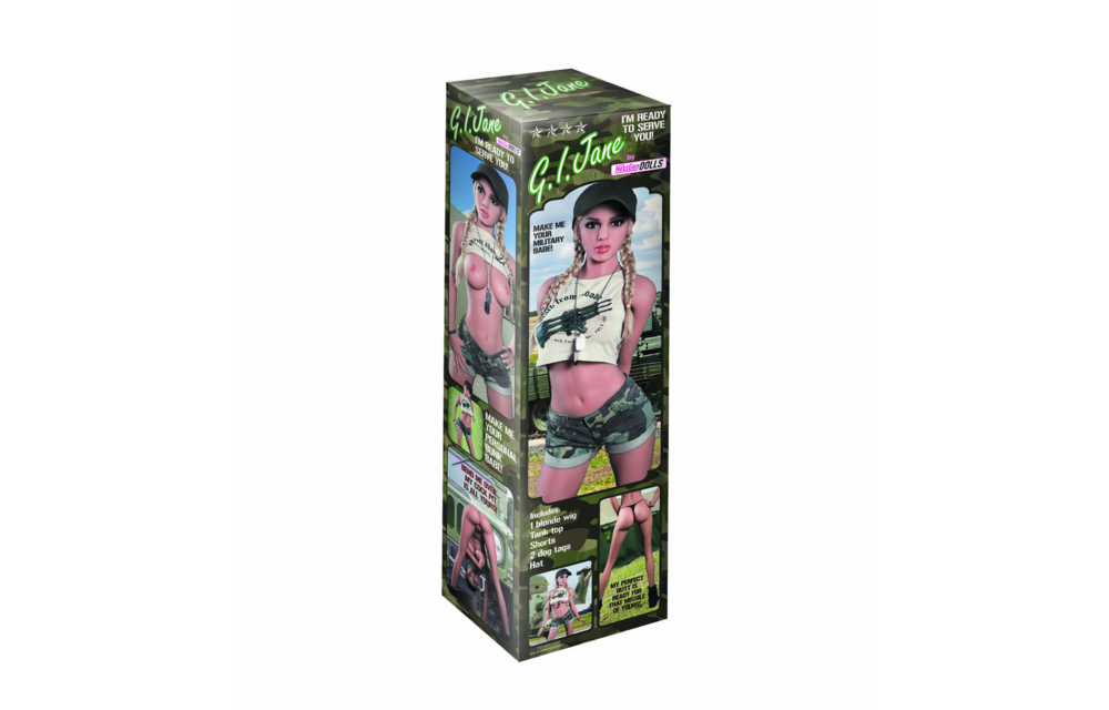 GI Jane Fantasie Love Doll – Stoere Soldier Pop 166 cm
