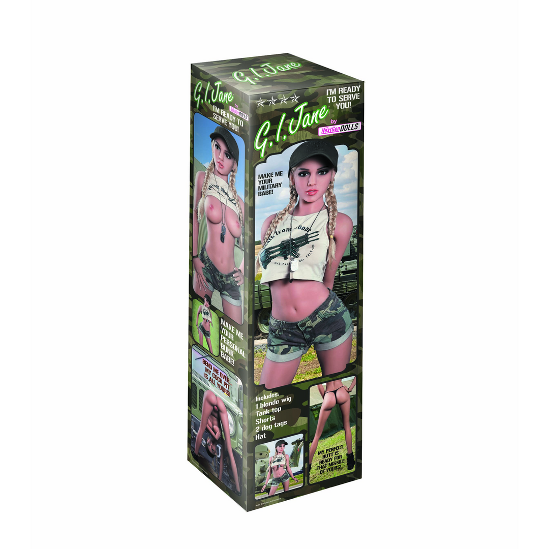 GI Jane Fantasie-Liebespuppe – Robuste Soldatenpuppe 166 cm