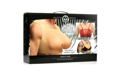 Perky Pair D-Cup Siliconen Borsten – Realistisch & Zacht