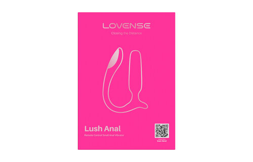 Lush Anal 9 cm Roze – Afstandsbedienbare Anale Vibrator