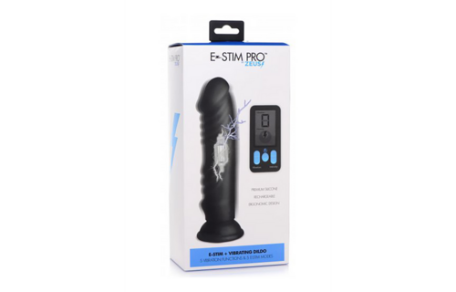Buy Vibrating E-Stim Silicone Dildo With Remote Control