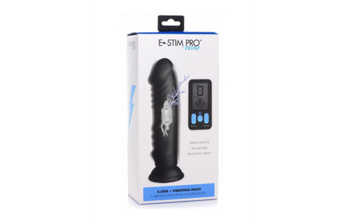 Vibrierender E-Stim-Silikon-Dildo mit Fernbedienung kaufen