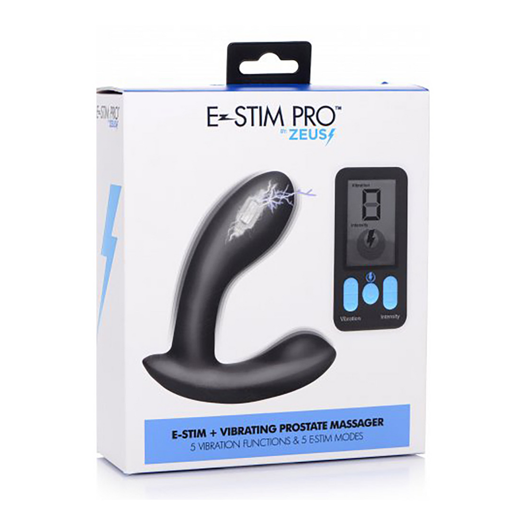 E-Stim Pro: Silicone Vibrating Prostate Massager + Remote