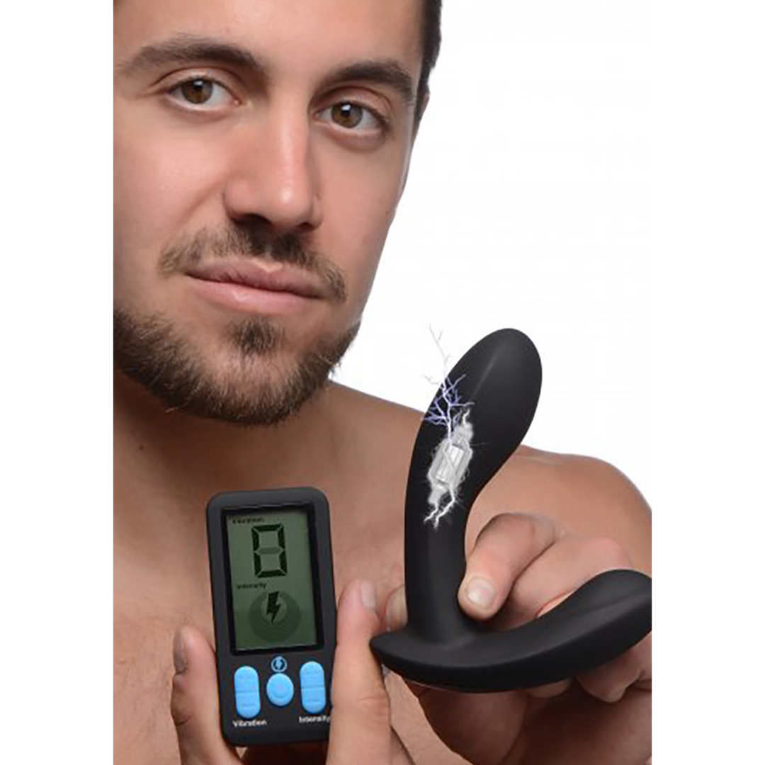 E-Stim Pro: Silicone Vibrating Prostate Massager + Remote