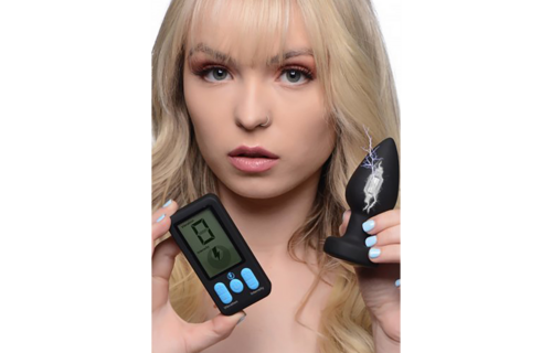 E-Stim Pro Siliconen Anale Plug Met Vibratie & Afstandsbediening