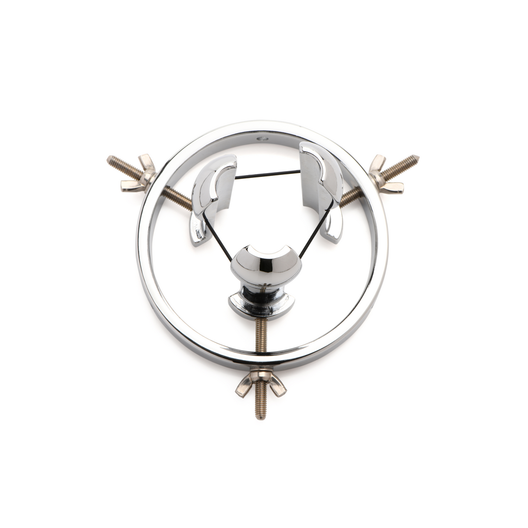 Forcing Spread Stainless Steel Anal Explorer – Intense Pleasure