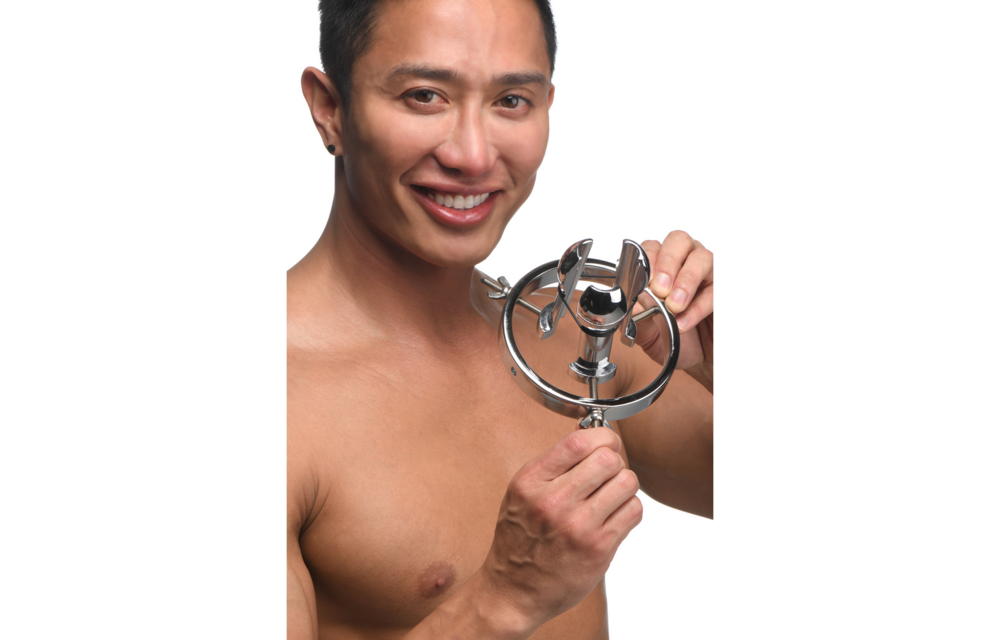 Forcing Spread Stainless Steel Anal Explorer – Intense Pleasure